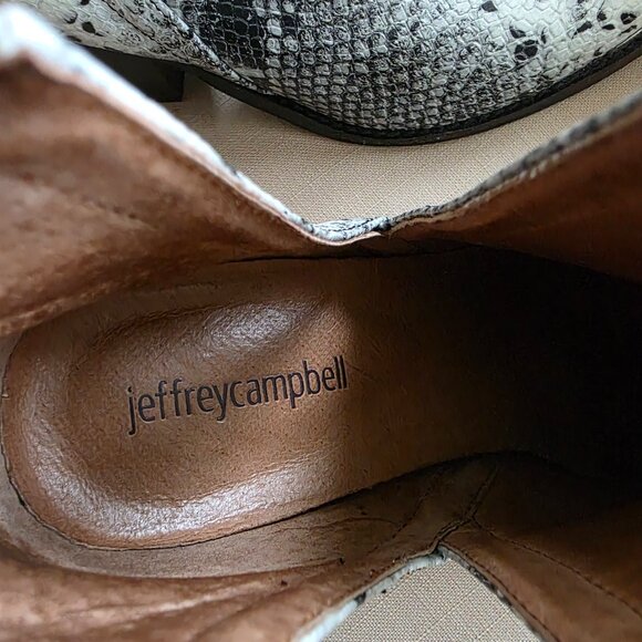 Jeffrey Campbell Cromwell Snake skin booties - Picture 7 of 10